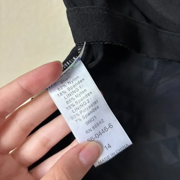 Swimsuits for All 14 Kaleidoscope Geometric Printed One Piece Swimsuit - Picture 12 of 14